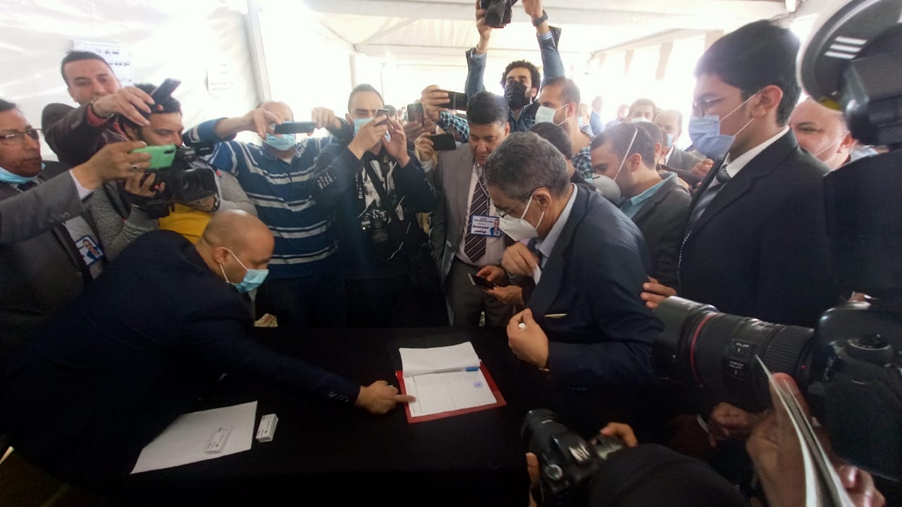 ضياء رشوان يشارك في انتخابات نقابة الصحفيين 