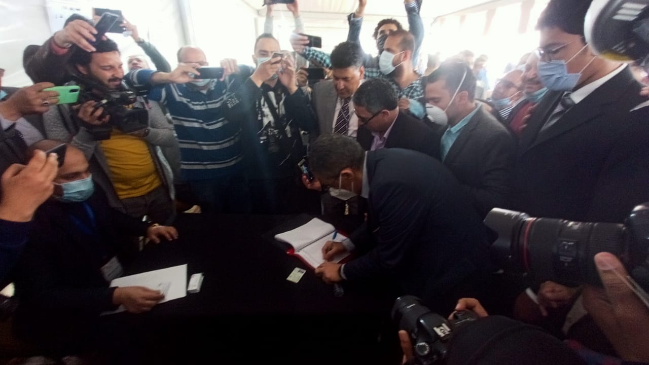 ضياء رشوان يشارك في انتخابات نقابة الصحفيين 