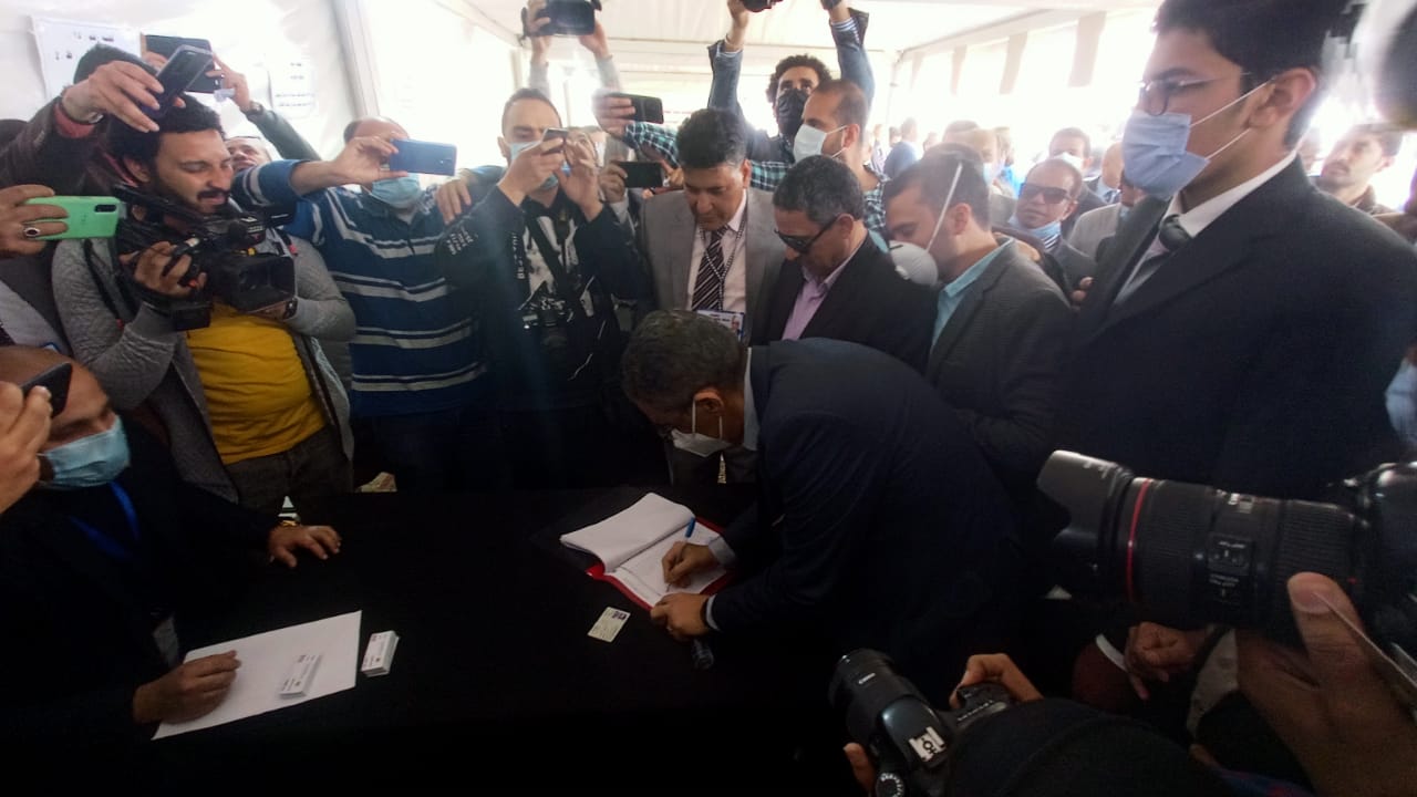 ضياء رشوان يشارك في انتخابات نقابة الصحفيين 