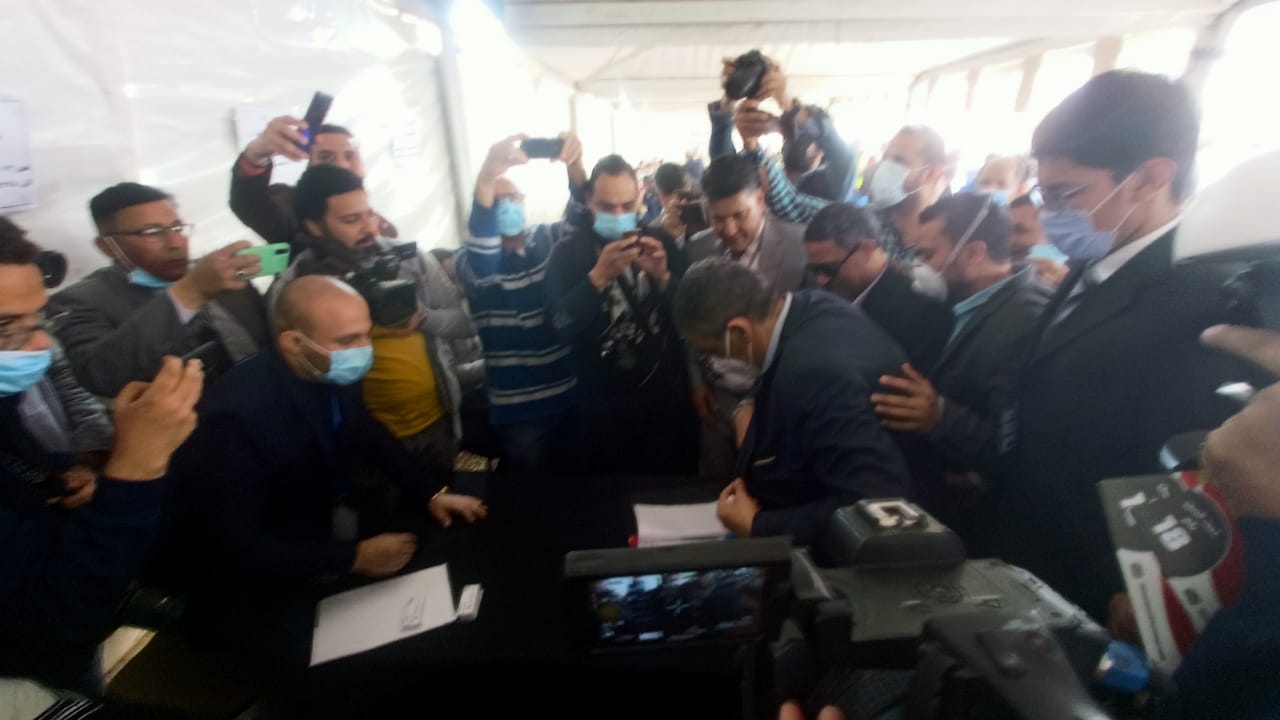 ضياء رشوان يشارك في انتخابات نقابة الصحفيين 