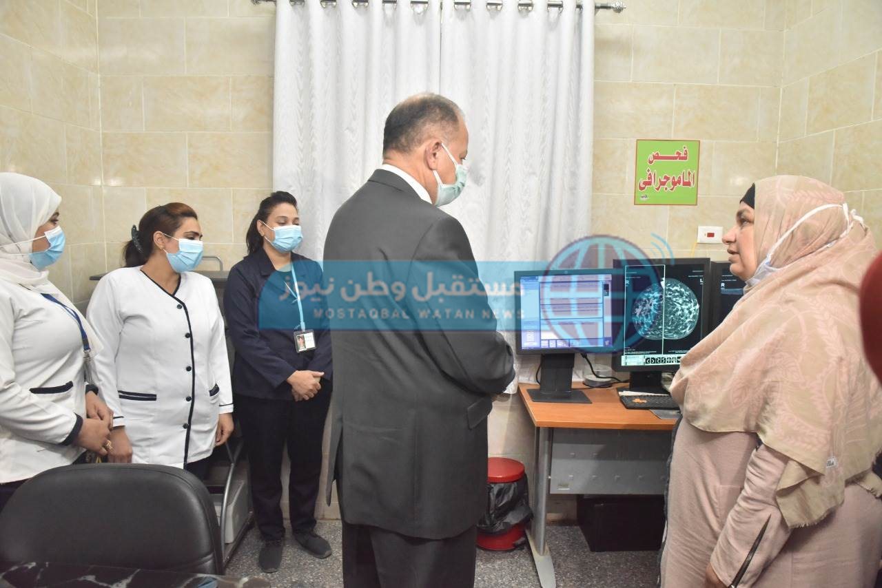 محافظ أسيوط يفتتح وحدة علاج أورام الثدي بمستشفى الشاملة (6)