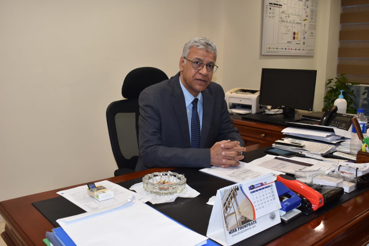 المهندس محمد عبد العظيم رئيس شركة فوسفات مصر