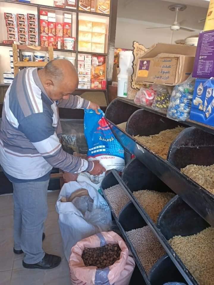 جانب من حملات ضبط الأسواق في الوادي الجديد (1)