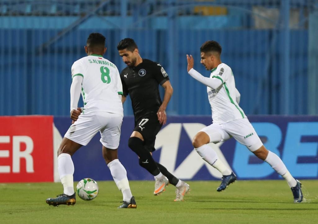 جانب من المباراة