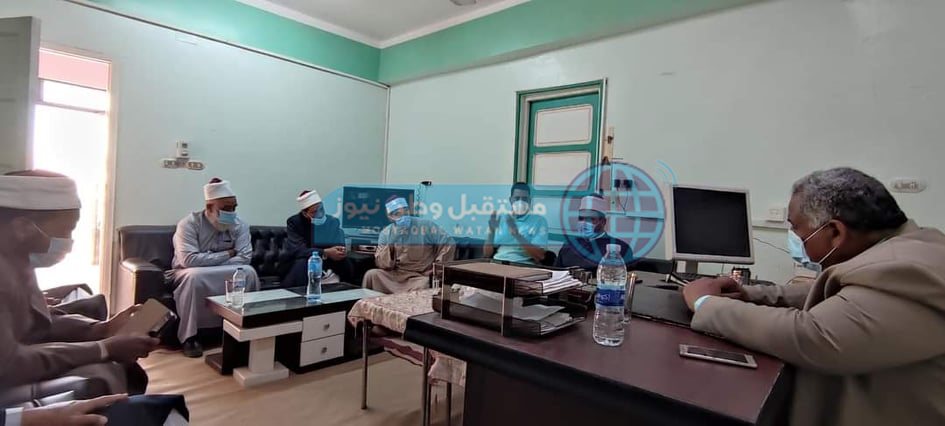 اجتماع رئيس مركز بلاط مع الأوقاف والازهر (1)