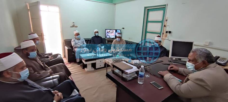 اجتماع رئيس مركز بلاط مع الأوقاف والازهر (2)