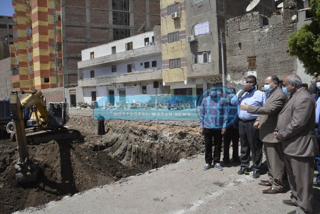 محافظ أسيوط يضع حجر أساس مدرسة جمال عبدالناصر الابتدائية (8)