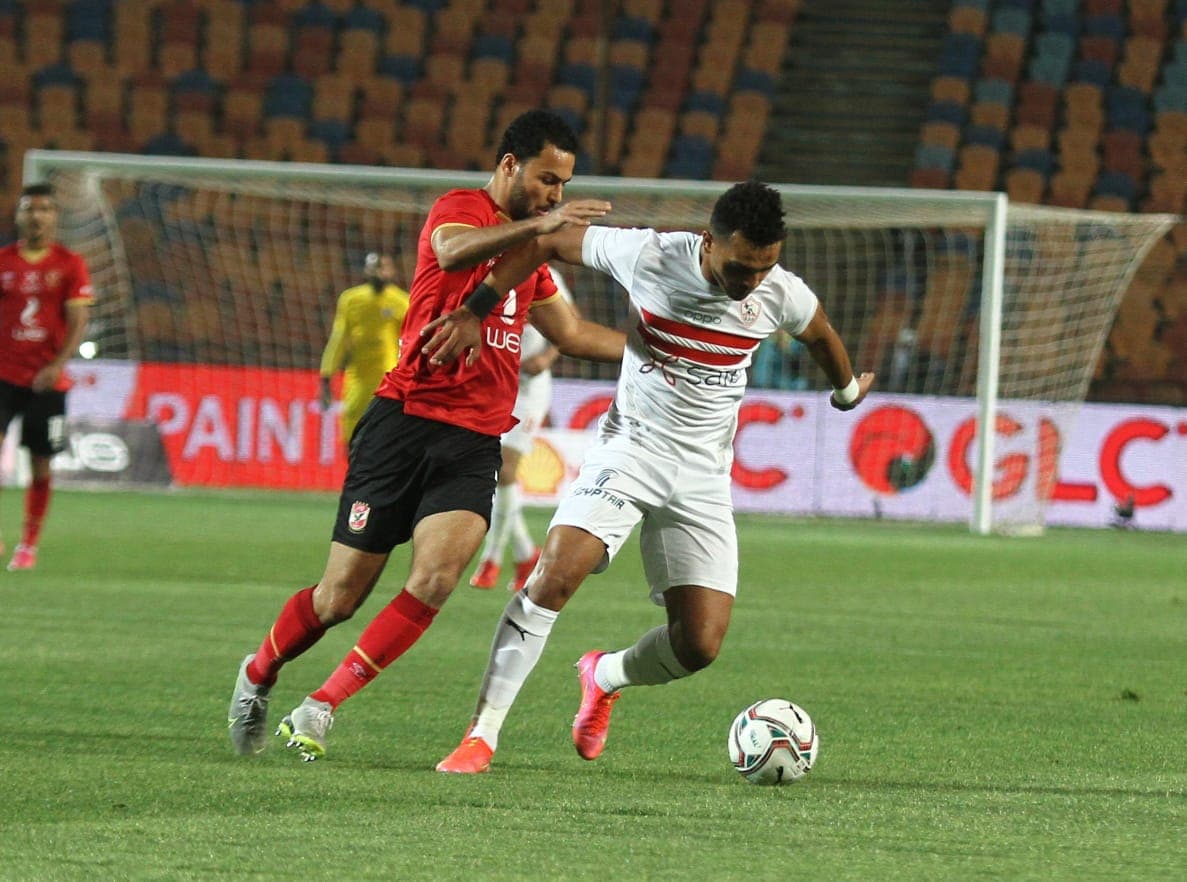 جانب من مباراة الأهلي والزمالك