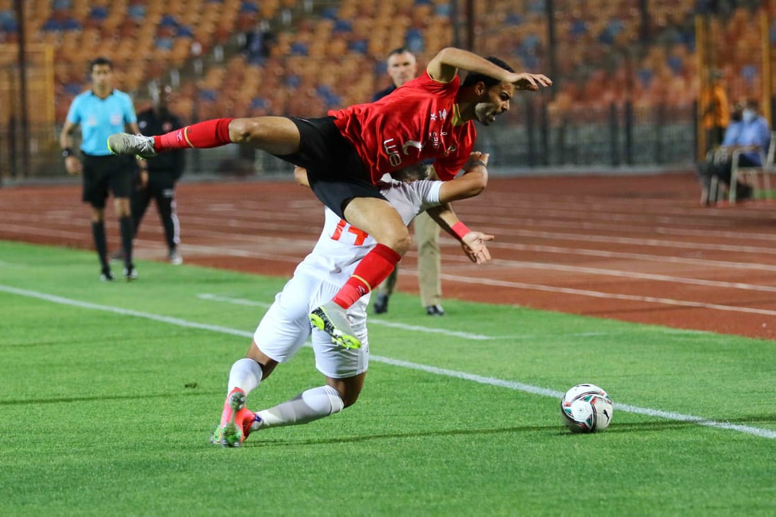جانب من مباراة الأهلي والزمالك