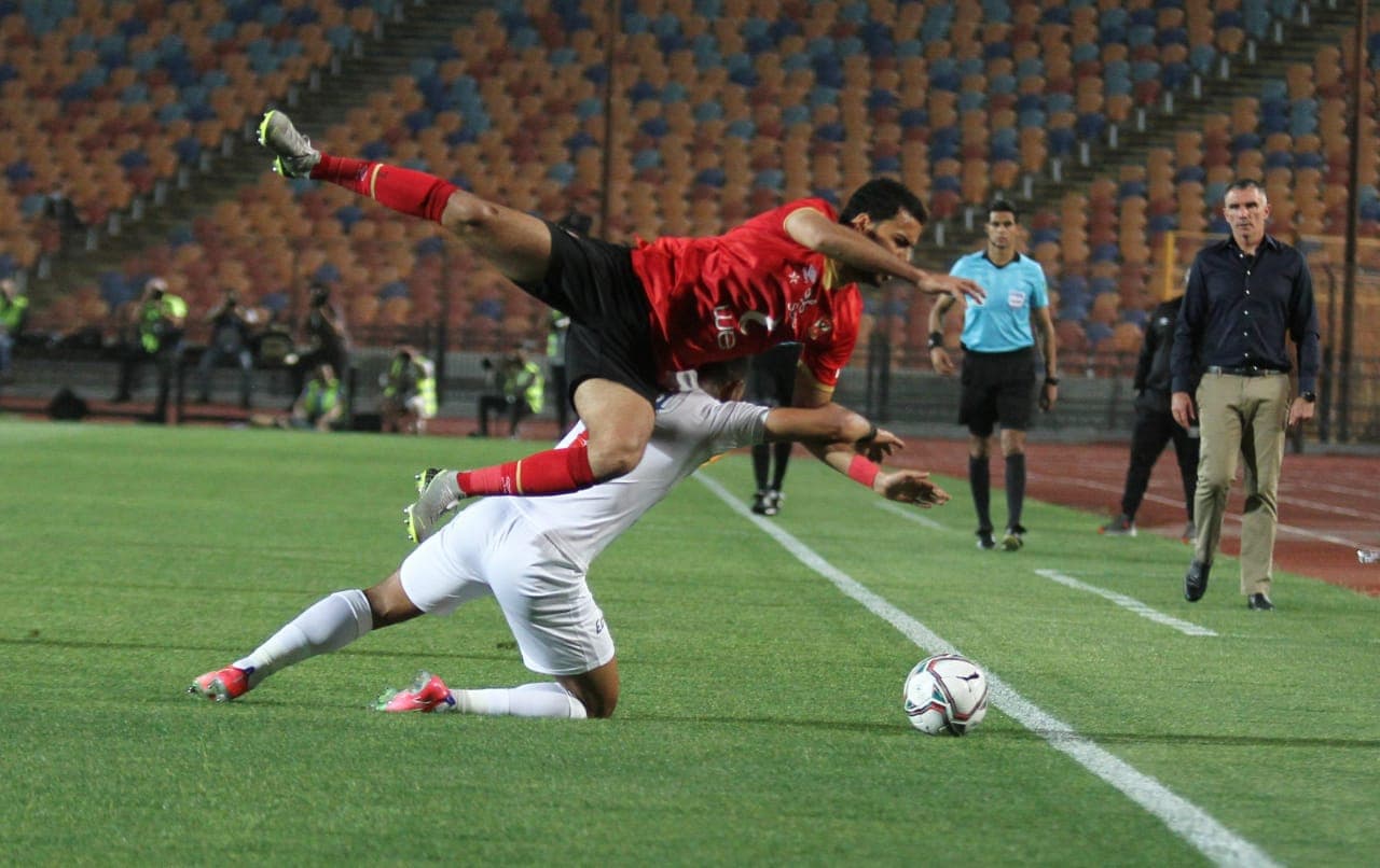 جانب من مباراة الأهلي والزمالك