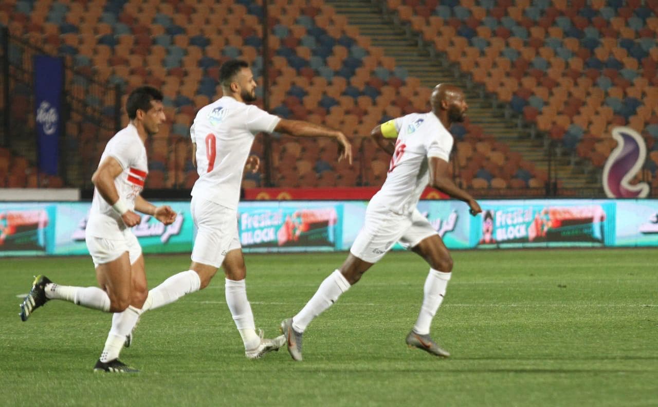 جانب من مباراة الأهلي والزمالك