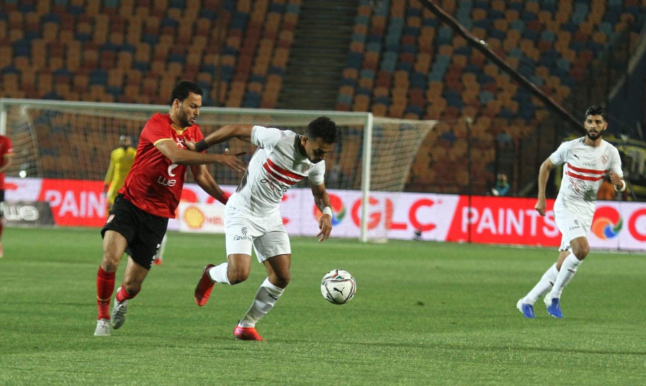 جانب من مباراة الأهلي والزمالك