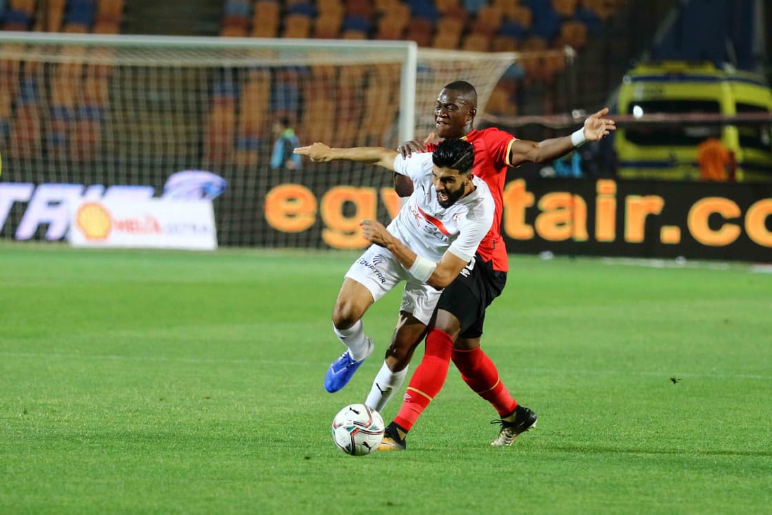 جانب من مباراة الأهلي والزمالك