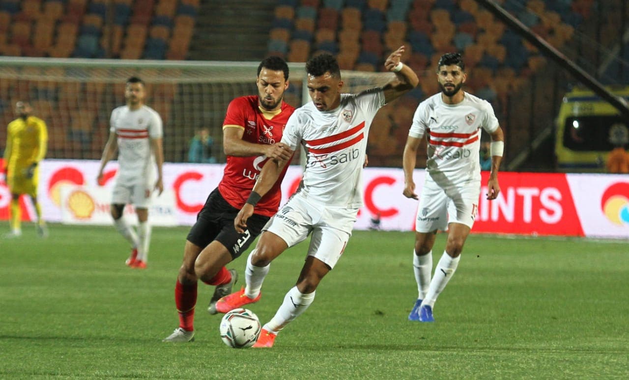 جانب من مباراة الأهلي والزمالك