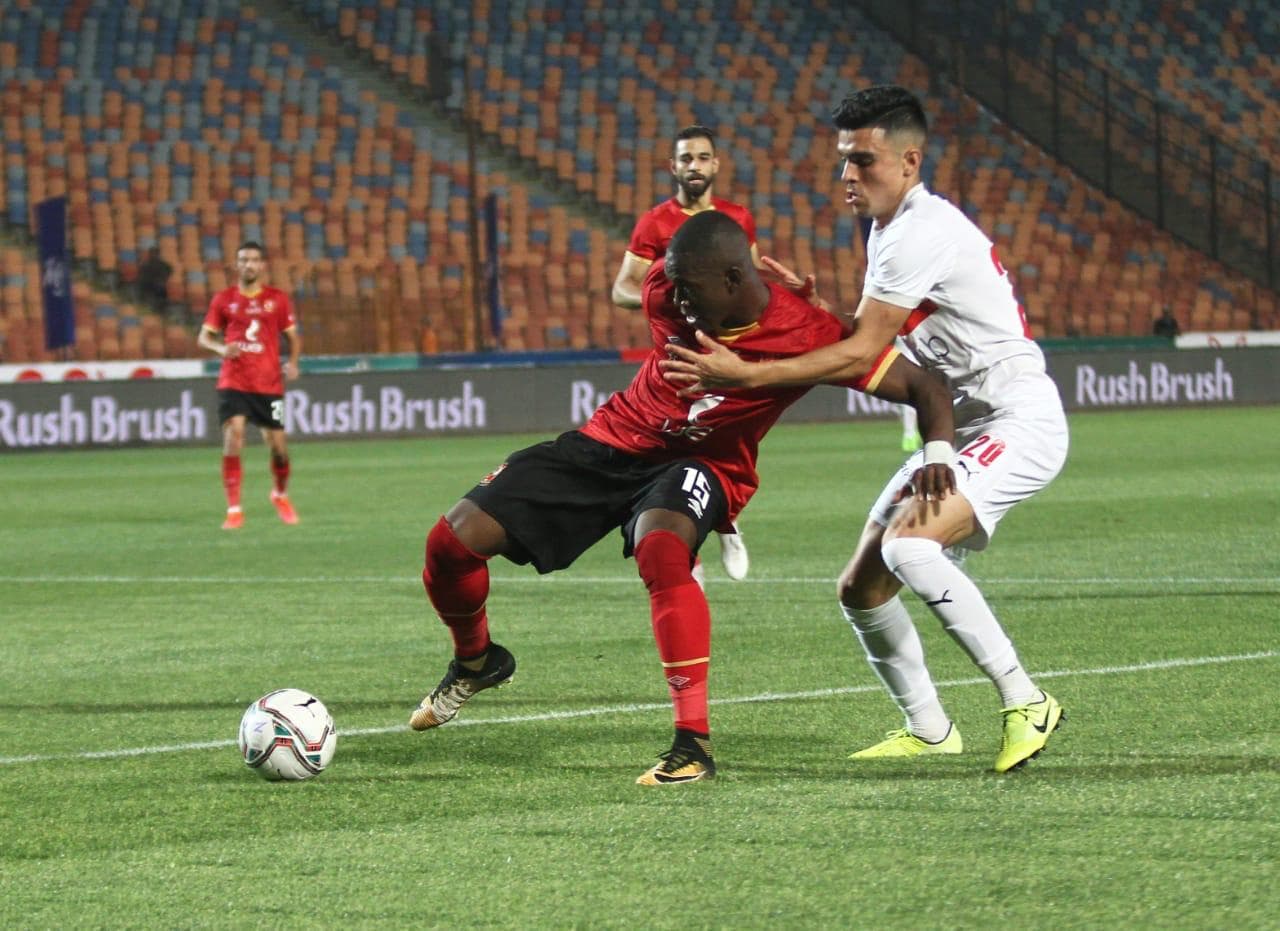 جانب من مباراة الأهلي والزمالك