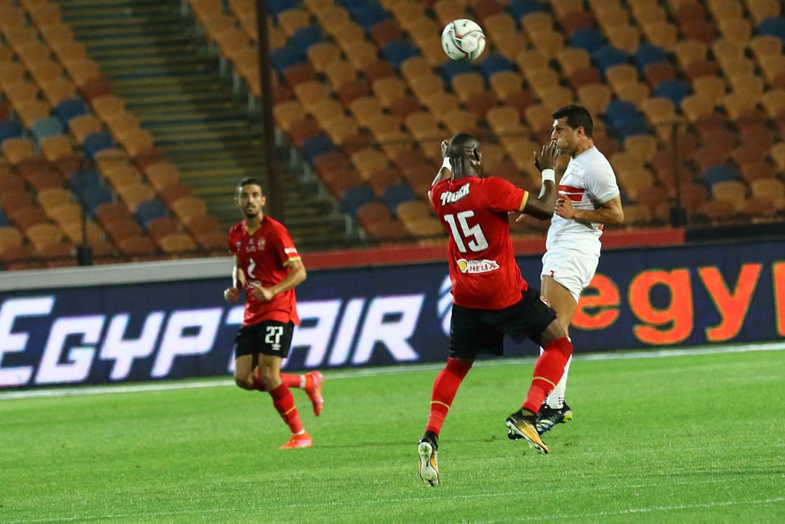 جانب من مباراة الأهلي والزمالك