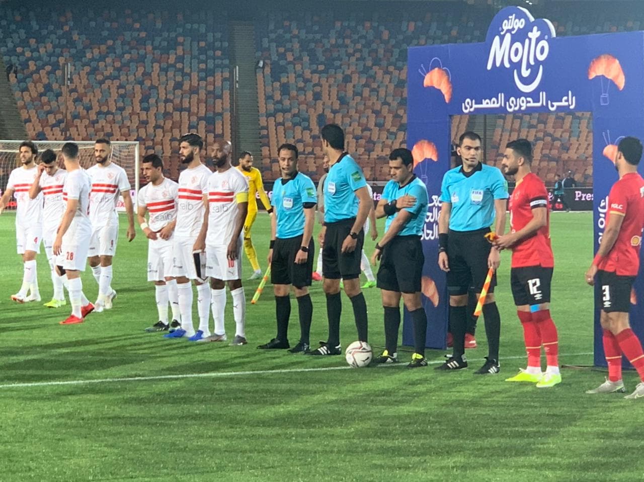 جانب من مباراة الأهلي والزمالك