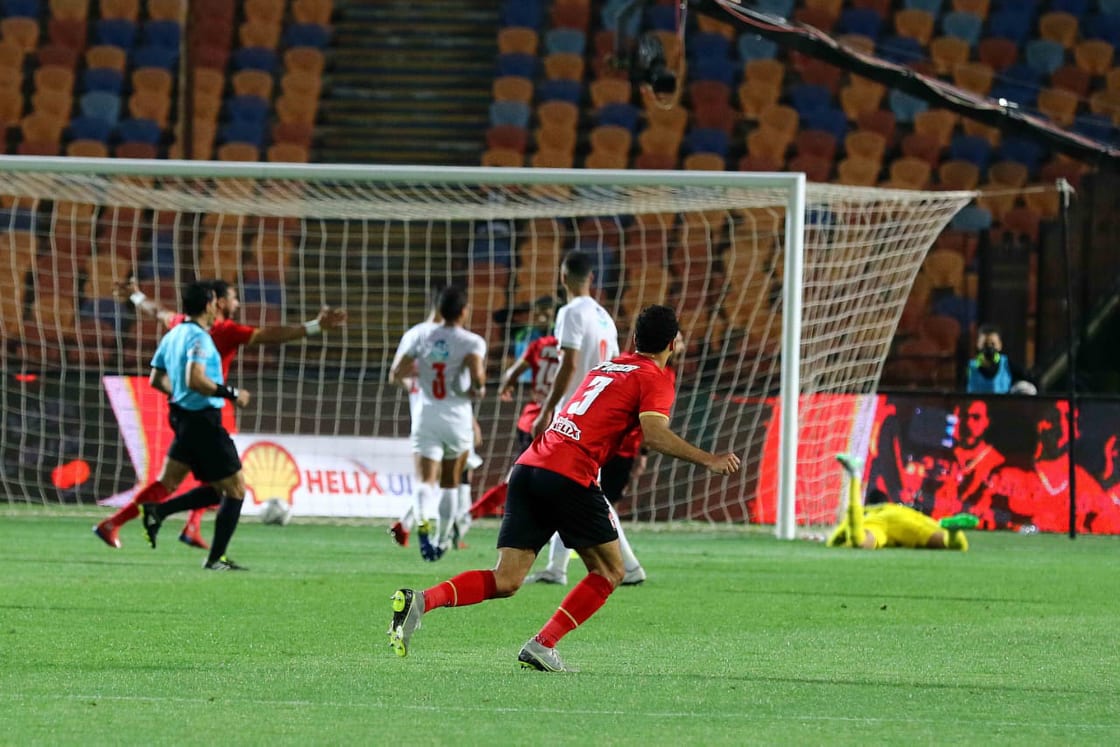 جانب من مباراة الأهلي والزمالك