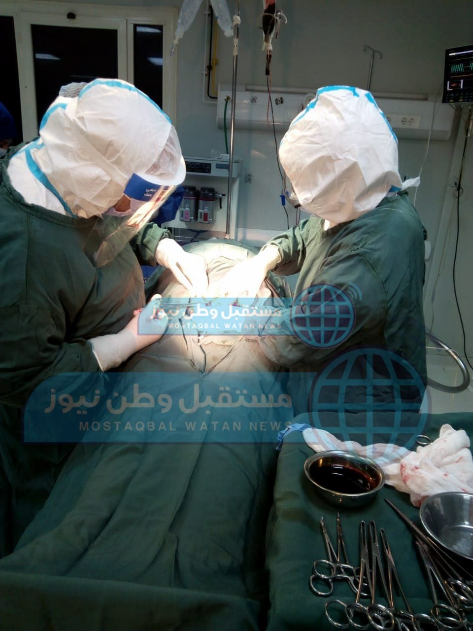 ولادة قيصرية لمصابة كورونا داخل مستشفى الخارجة (1)