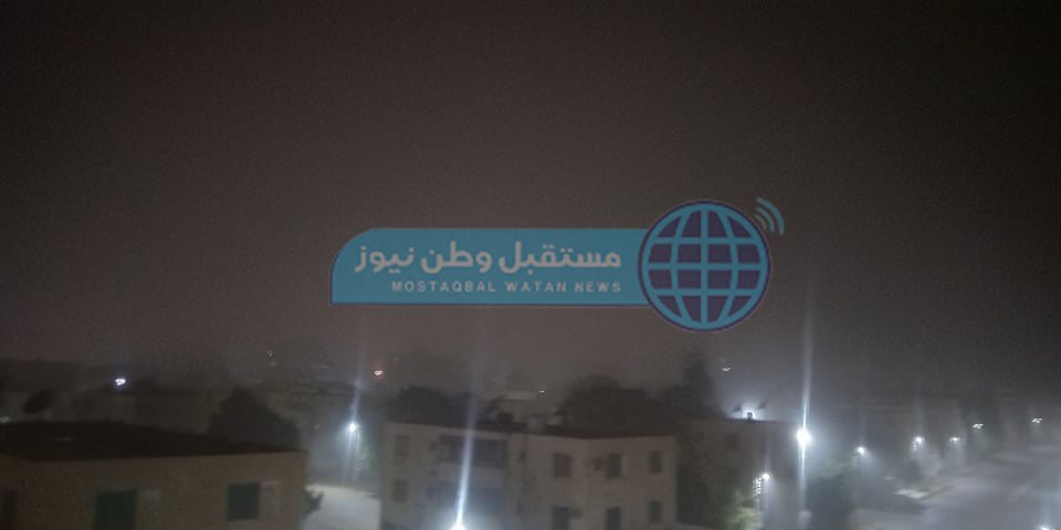 عواصف ترابية ليلية