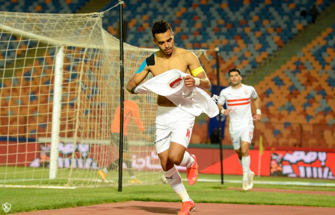 جانب من مباراة الزمالك والبنك الأهلي