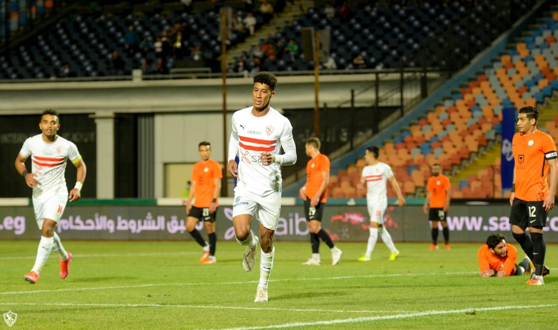 جانب من مباراة الزمالك والبنك الأهلي