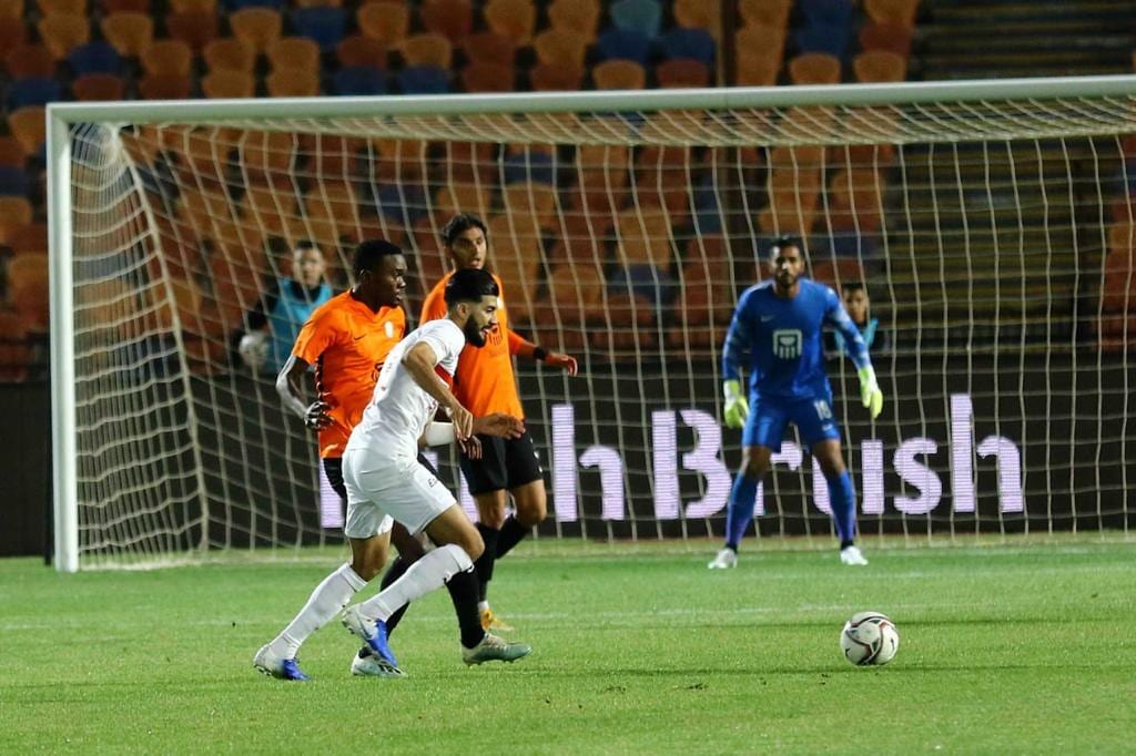 جانب من مباراة الزمالك والبنك الأهلي