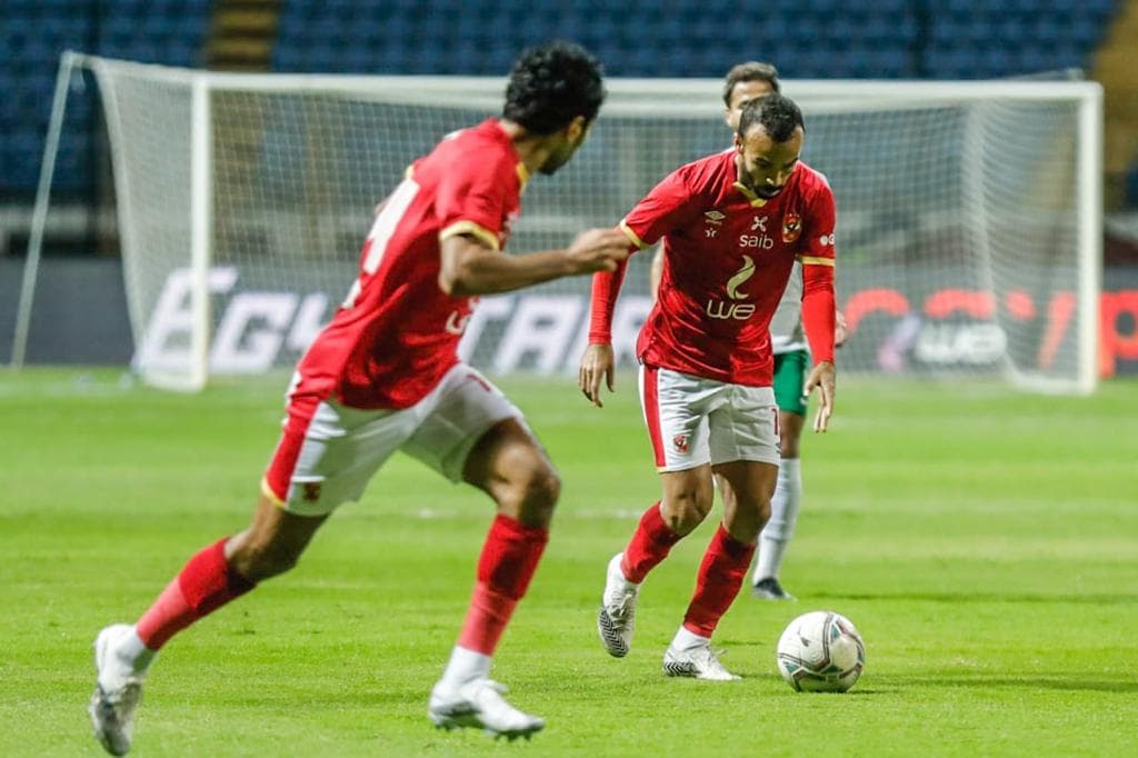 جانب من مباراة الأهلي والمصري