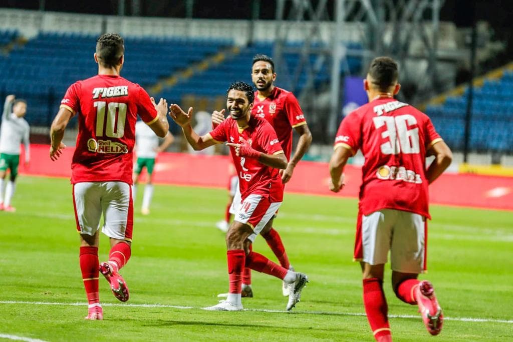 جانب من مباراة الأهلي والمصري