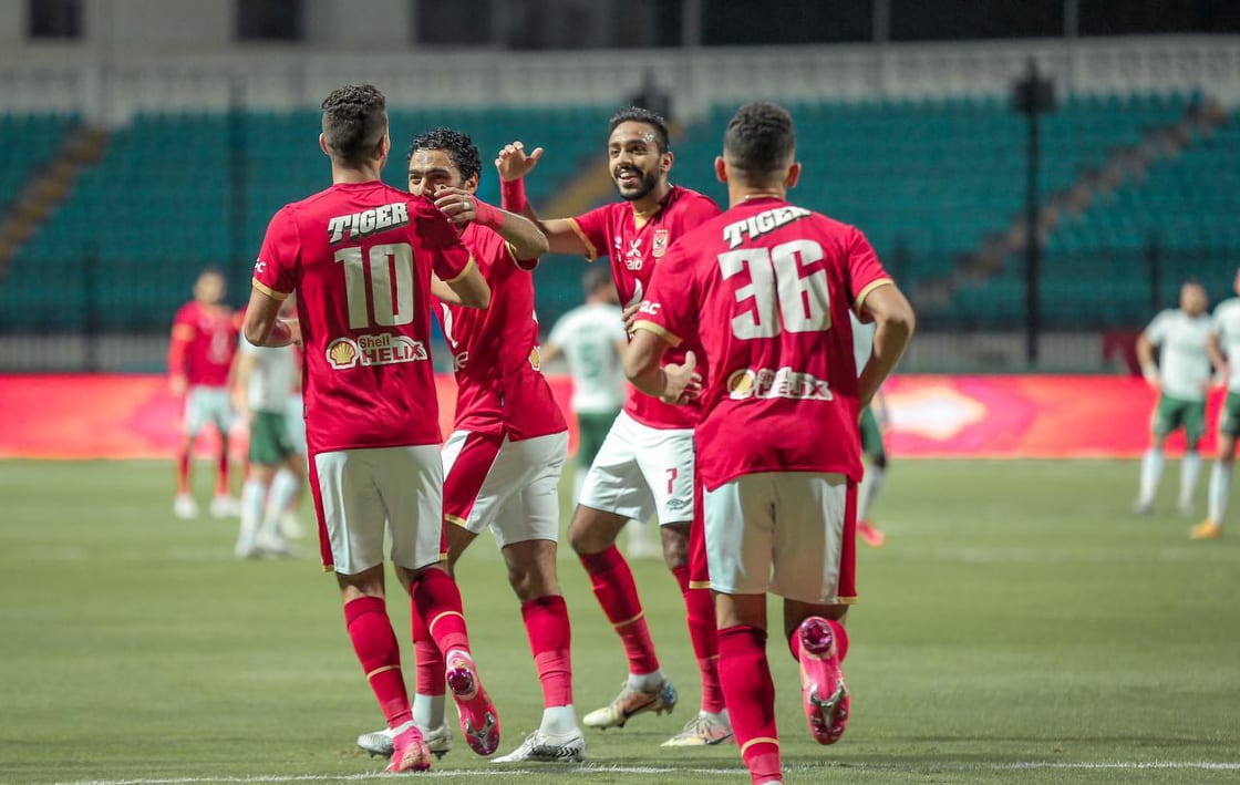 جانب من مباراة الأهلي والمصري