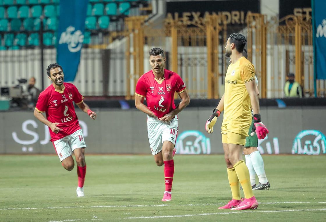 جانب من مباراة الأهلي والمصري