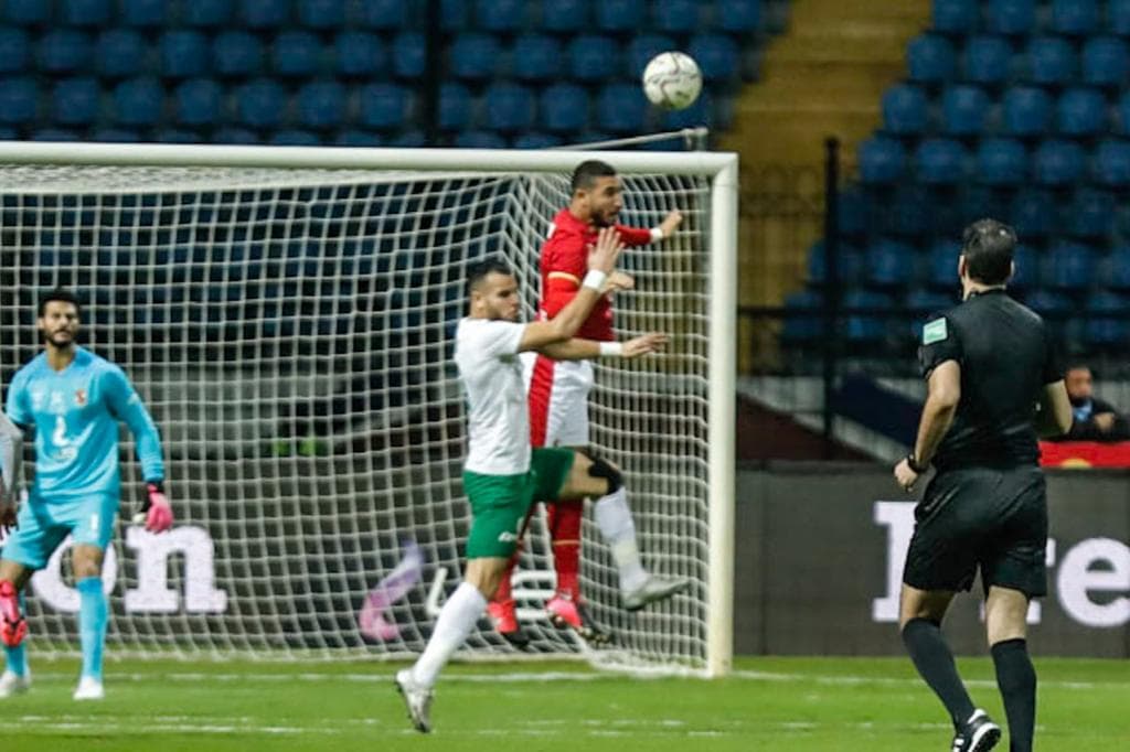 جانب من مباراة الأهلي والمصري