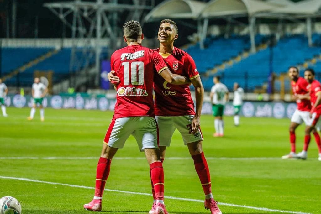 جانب من مباراة الأهلي والمصري
