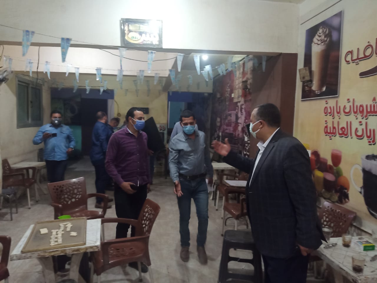 جولات لتطبيق الاجراءات الاحترازية ومصادرة الشيشة (5)
