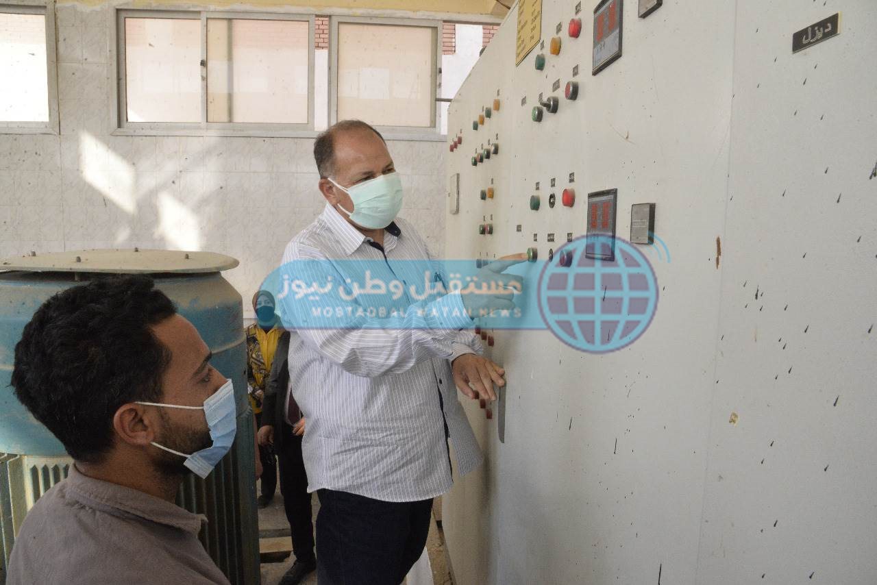 محافظ أسيوط يتفقد محطة معالجة صرف صحي منفلوط (12)