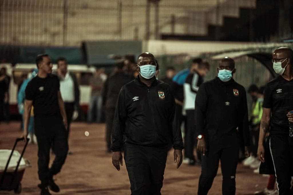 جانب من مباراة الأهلي وغزل المحلة