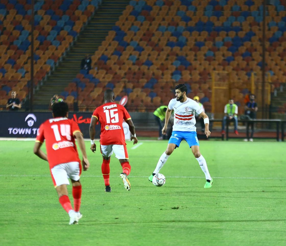 جانب من مباراة الأهلي والزمالك