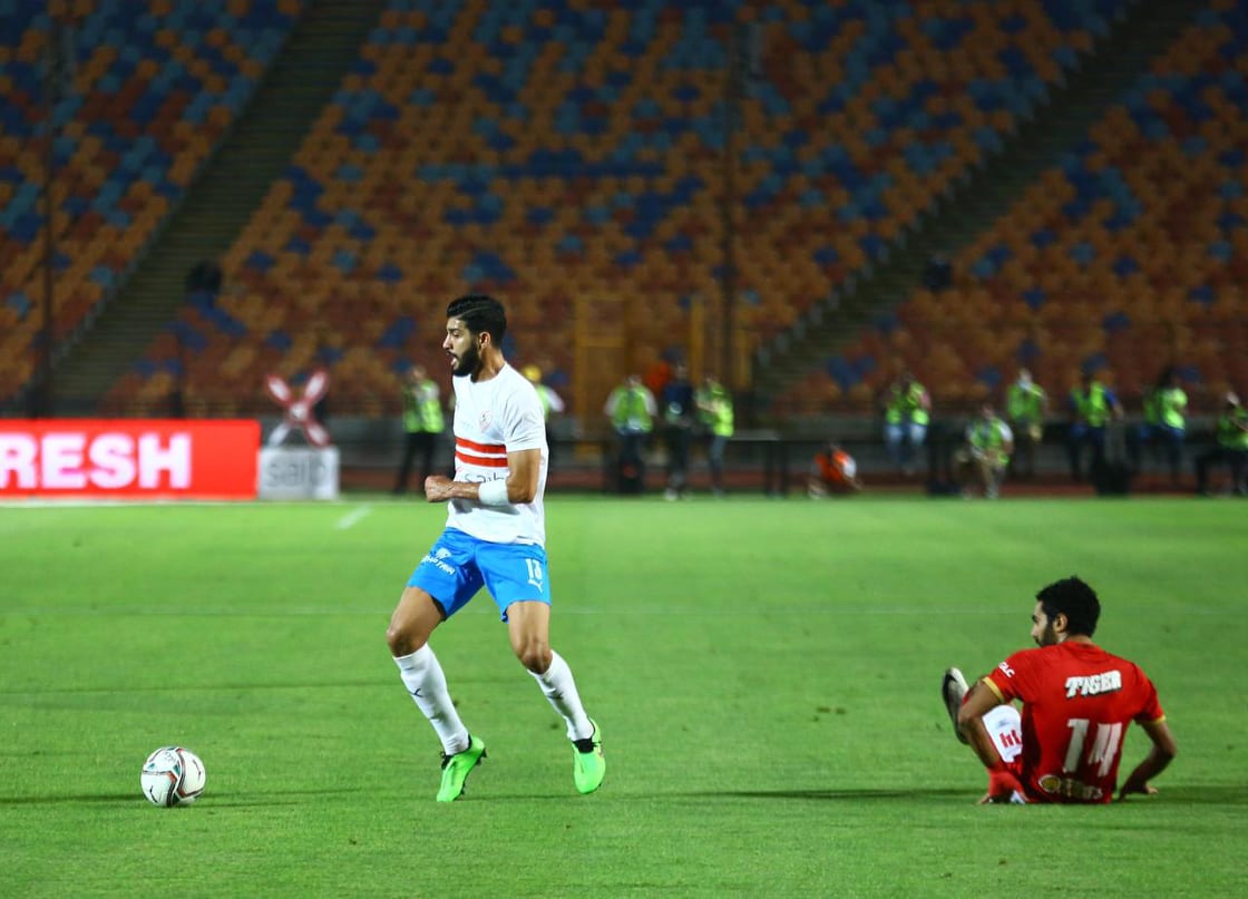 جانب من مباراة الأهلي والزمالك