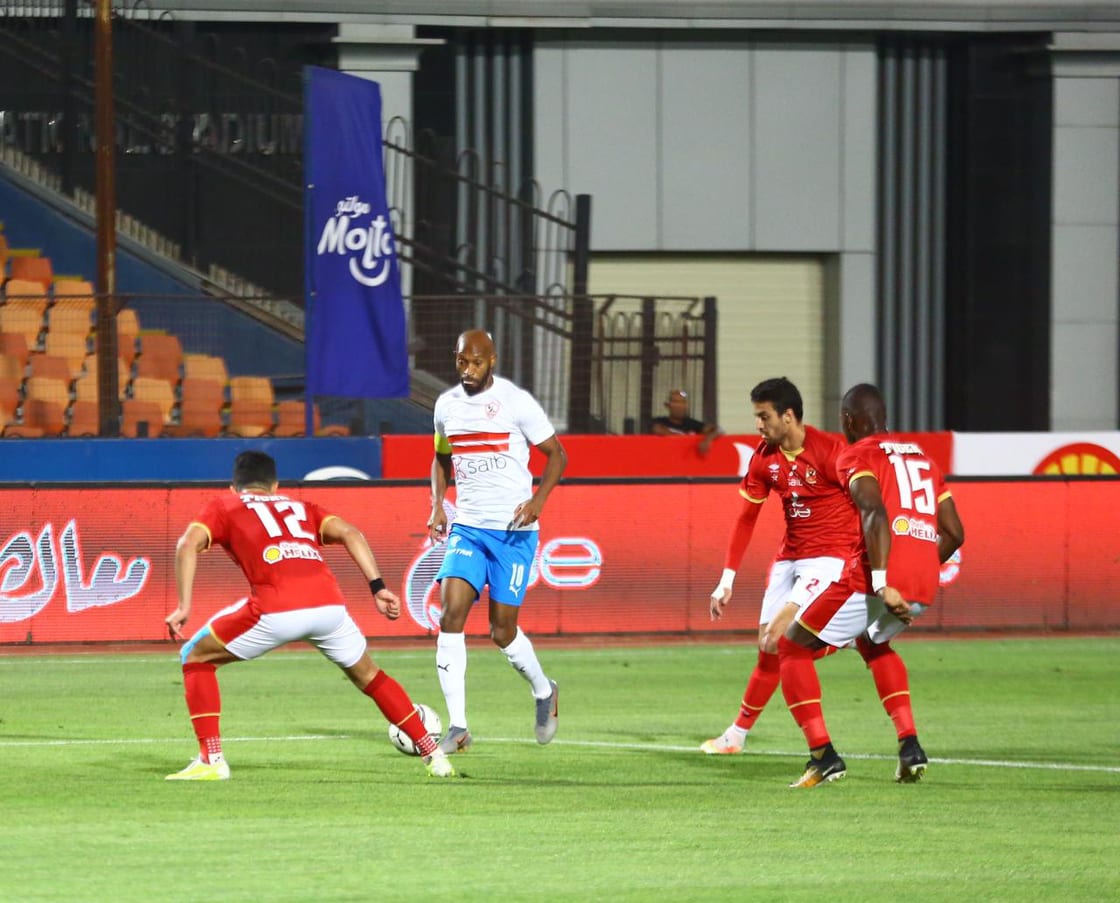 جانب من مباراة الأهلي والزمالك
