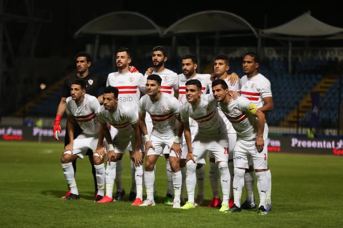جانب من مباراة الزمالك والمصري