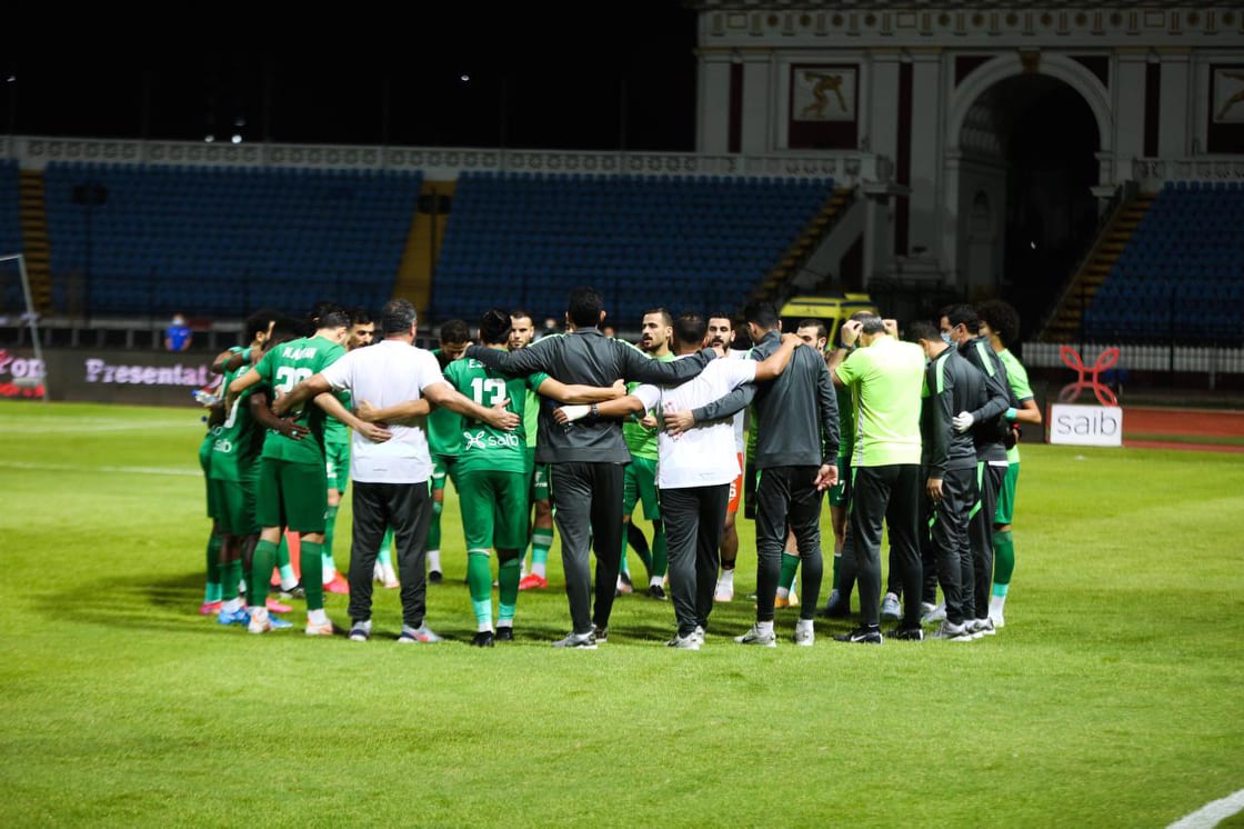 جانب من مباراة الزمالك والمصري
