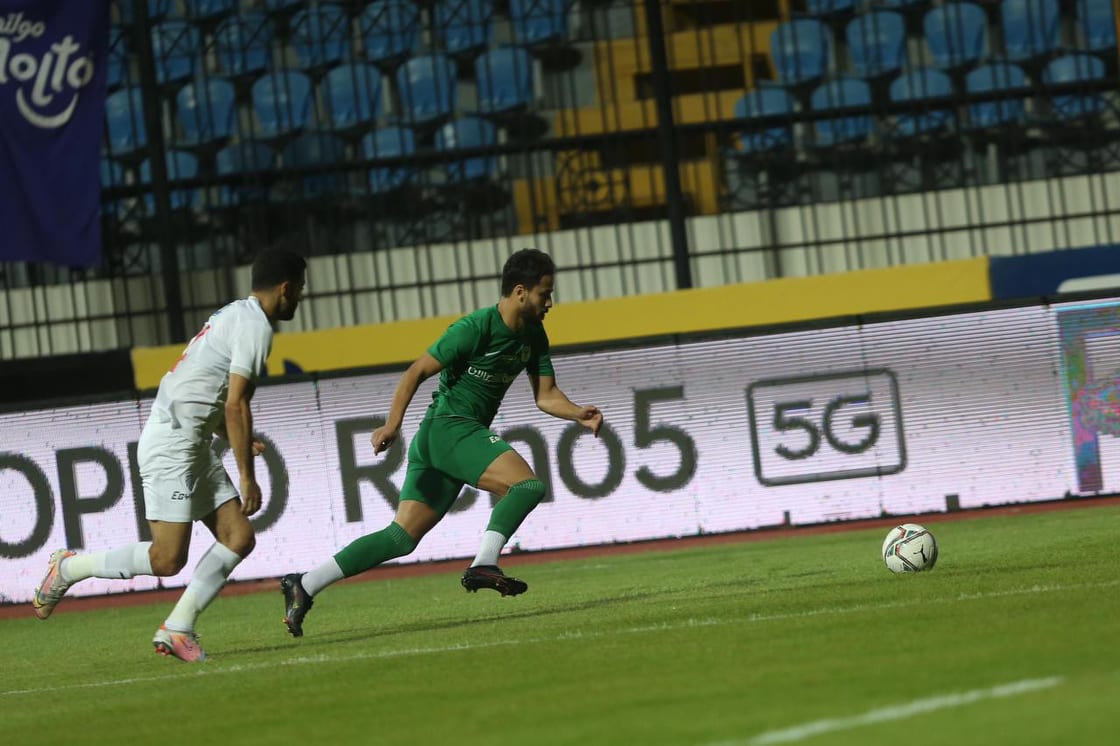 جانب من مباراة الزمالك والمصري