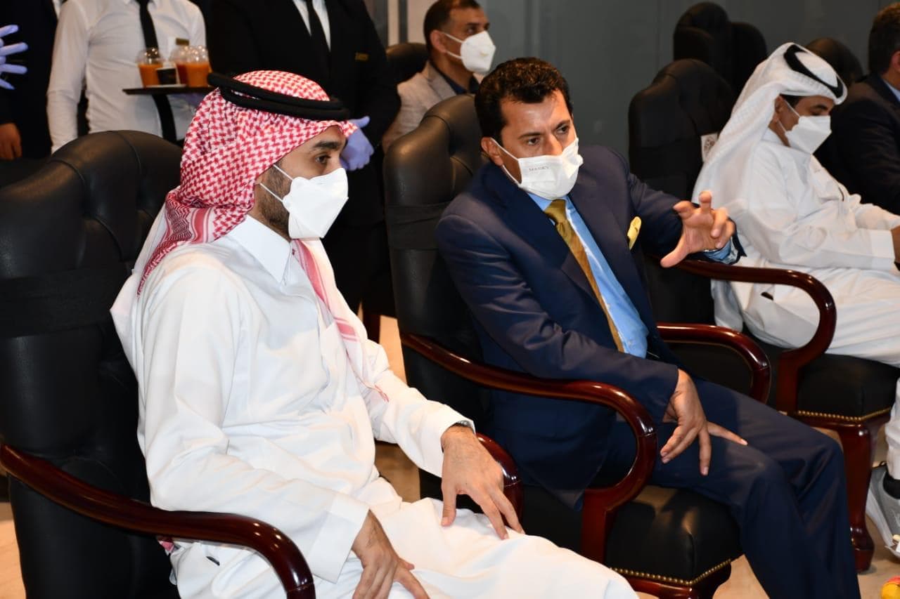 وزير الرياضة ورئيس الاتحاد العربي لكرة القدم