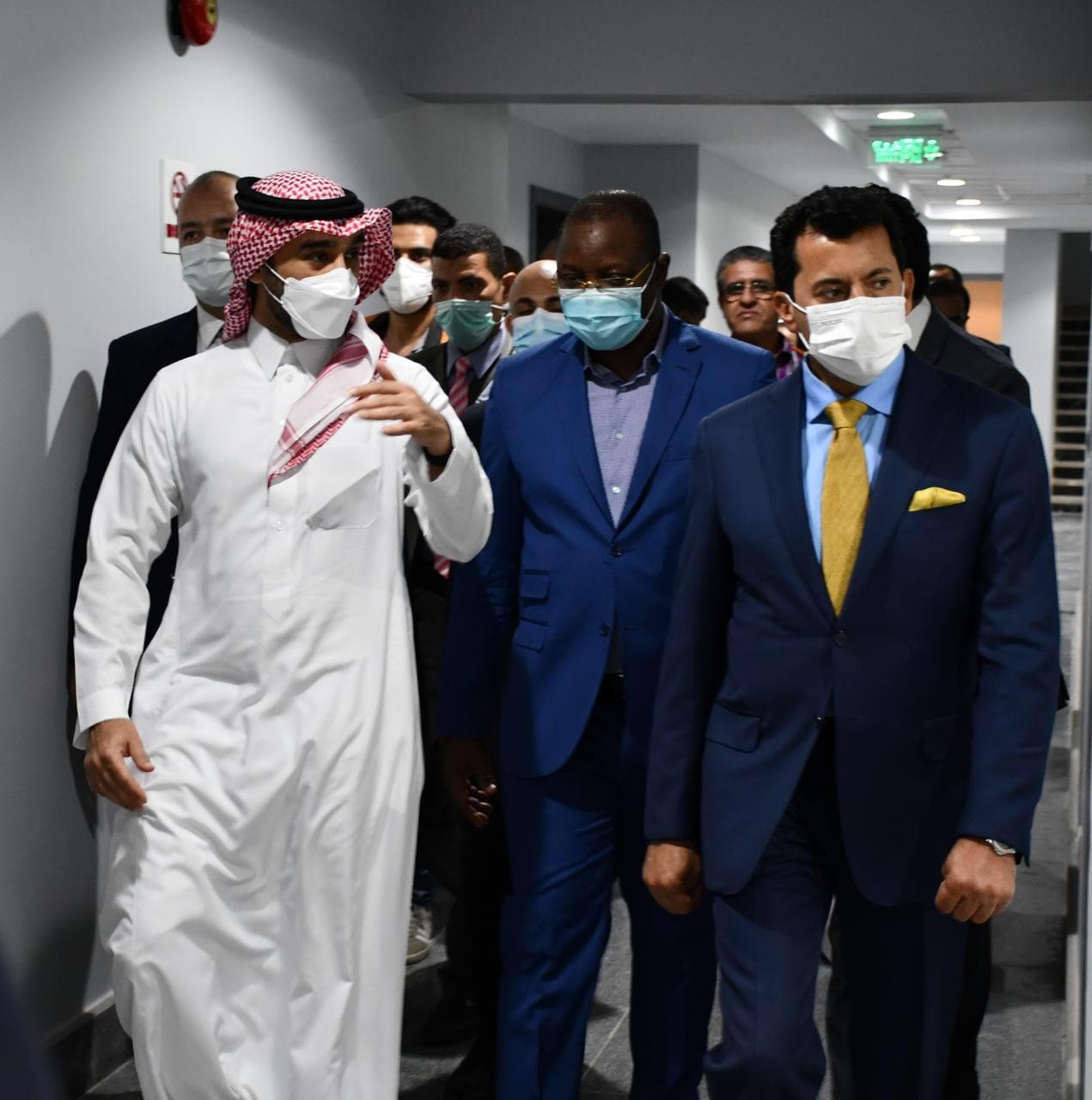 وزير الرياضة ورئيس الاتحاد العربي لكرة القدم