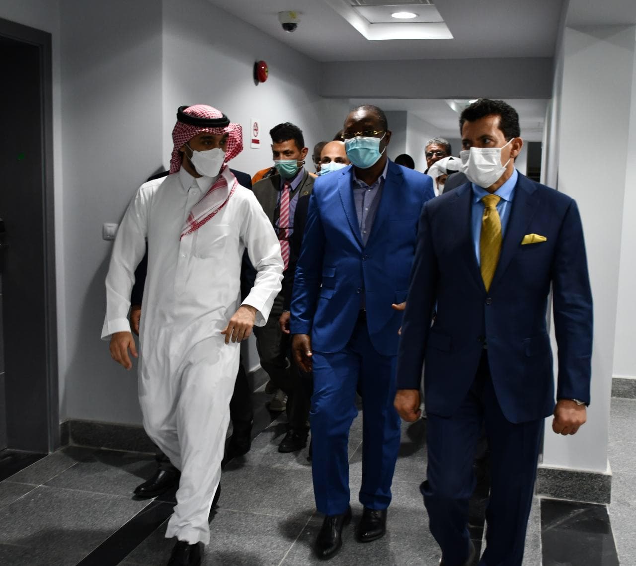 وزير الرياضة ورئيس الاتحاد العربي لكرة القدم