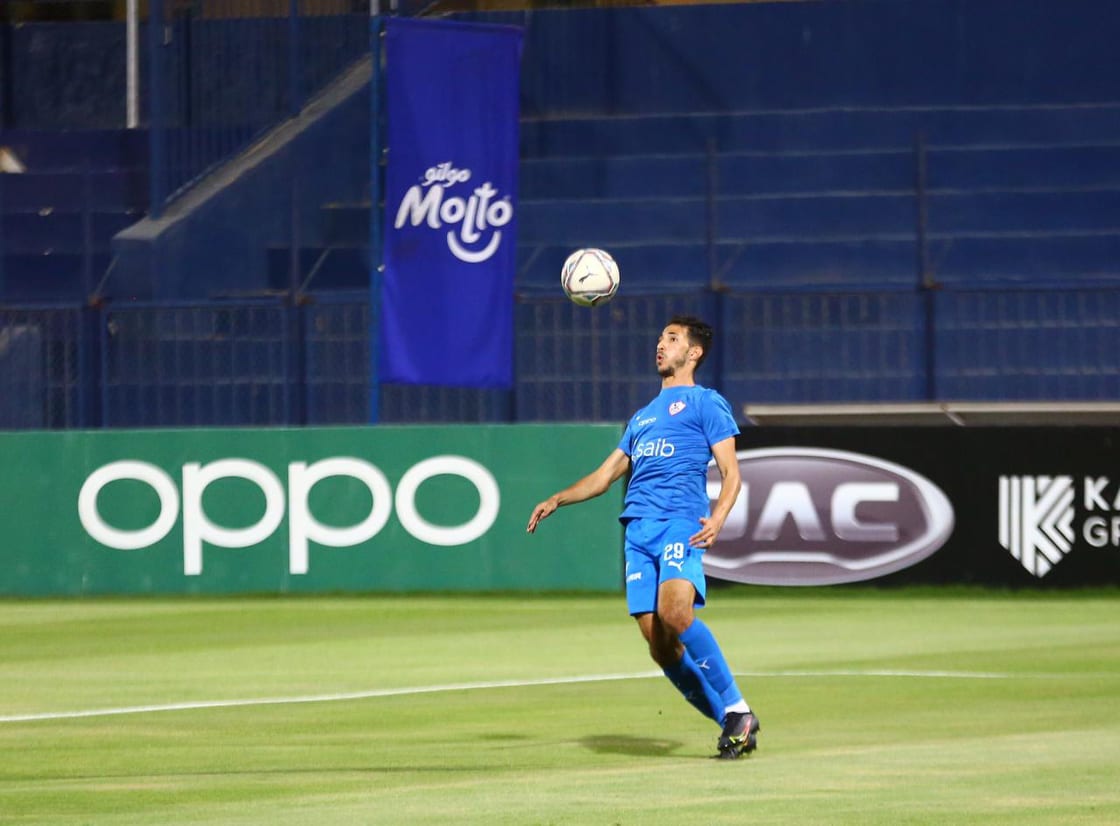 جانب من مباراة الزمالك والجونة