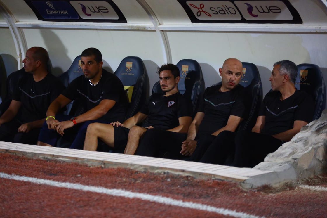جانب من مباراة الزمالك والجونة