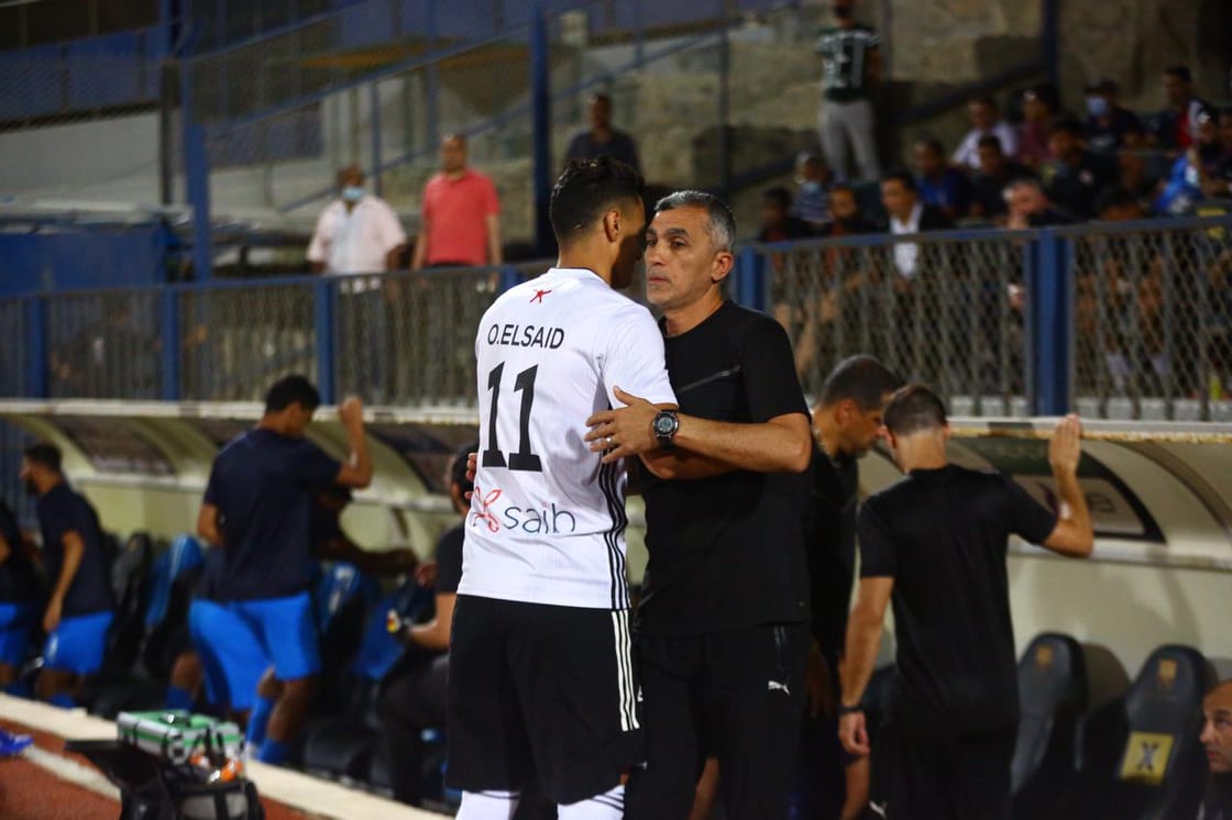 جانب من مباراة الزمالك والجونة