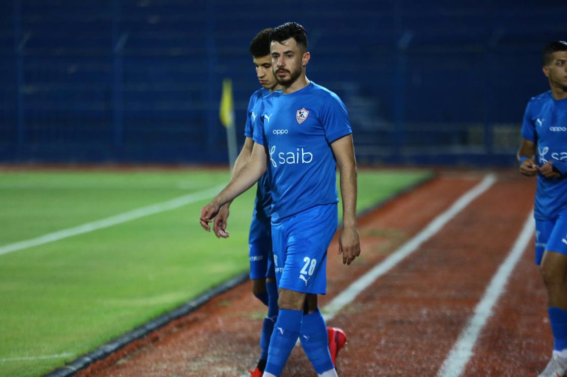 جانب من مباراة الزمالك والجونة