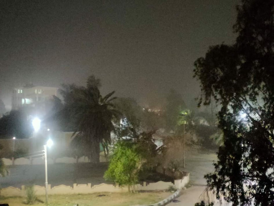شبورة ترابية تضرب واحة الفرافرة في الوادي الجديد (2)